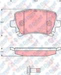 ARKA FREN BALATASI A3 TUM MODELLER 05/03> A4 PASSAT 1.6FSI/1.9TDI/2.0TDI 95>16