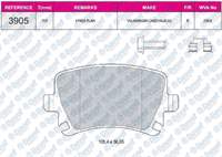 FREN BALATASI ARKA WVA 23914 GOLF IV GOLF V CADDY PASSAT (AUDI) A3 A4 A6 (03->)