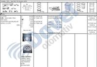 MOTOR PISTON SEGMAN 69.60MM 0.40 FARK A13DTE FIAT DOBLO LINEA OPEL ASTRA J CHEVROLET AVEO 1.3 JTD EURO 5 90BG START STOP