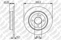 FREN DISKI ARKA 262mm HYUNDAI ACCENT IV I20 14/> KIA RIO III