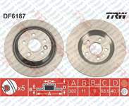 Arka Fren Diski Aynasi Volvo S60 II-10> V60 10>V70 08> XC70 07> S80 10> 302×5 — Takım (2 Adet)