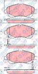 ON FREN BALATASI AVENSIS 1.8-2.0-2.0D-4D 2.4 03-08 COROLLA VERSO 1.6-1.8- 2.0 2.2D-4D 04-09