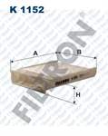 POLEN FILTRESI ESKI KOD: FILTRON K1152 NISSAN MICRA K12 2003 - 2010 - NISSAN NOTE 2006 - 2012 - DUSTER-DOKKER-LOGAN-SANDERO