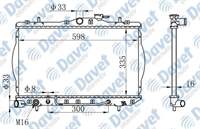 MOTOR SU RADYATORU BRAZING ACCENT 1.3/1.5 95-00  335×598X16 OTOMATIK SANZUMAN ***