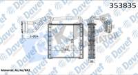 KALORIFER RADYATORU FORD TRANSIT-TURNEO CUSTOM (TTF) 12> - TRANSIT (TTG) W363 14> (BORULU) [BRAZING AL/AL] [149X206.7X26]