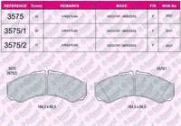 FREN BALATASI ON/ARKA FISSIZ WVA 29121 (20.00MM) IVECO DAILY 30 2.4D 2.5D 97-> DAILY 40C13 06->