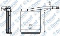 KALORİFER RADYATÖRÜ BRAZİNG FORD FOCUS-TOURNEO CONNECT 1.6 16V-1.8 16V-1.8 TDI (2195x187x40)
