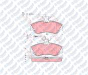ON FREN BALATASI PARTNER-P306 CABRIOLET/SEDAN 1.8I 16V-2.0I - BERLINGO-XSARA 1.8I.1.9D <---03 FISLI