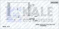 KLIMA RADYATORU VOLVO C30 / C70 II / S40 II / V50 (AL/AL) (KURUTUCU ILE)