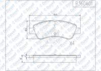 FREN BALATASI ON WVA 22041-24485 BERLINGO II-PARTNER II-P1007-P207-P208-P2008-P301 C2-C3 II-III-DS3-C3 PICASSO-C-ELYSEE-C4 CACTUS ( ARKA FREN BALATASI DUCATO III - BOXER III - JUMPER III 2.2HDI 2.3JTD 120 MULTIJET-3.0JTD 160 MULTIJET 07 (CIFT FISLI)