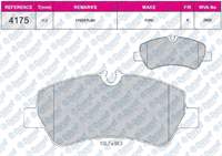 FREN BALATASI ARKA WVA 25603 - 25604 FORD TRANSIT TOURNEO CUSTOM V362-V347-V348 2.2TDCI 2012->