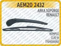 ARKA SILECEK SUPURGESI KOMPLE RENAULT CLIO III