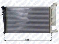 SU RADYATORU PEUGEOT 206 1.4 / 1.6 16V / 1.4/2.0 HDI 98-> AC (AL/PL/BRZ)