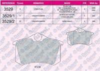 FREN BALATASI ARKA WVA 20961 PASSAT GOLF IV BORA POLO (87-96) FLUENCE MEGANE 15mm