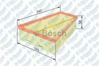 HAVA FILTRESI MEGANE II 1.5DCI 1.6 16V SCENIC II 1.5DCI 1.6 16V 2.0