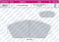 FREN BALATASI ON WVA 21446 (HONDA) ACCORD EX-LUXE LEGEND 2.0 2.5 (87=>)  ####