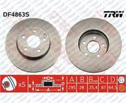 ON FREN DISKI AYNASI MERCEDES C SERI C200-C220-C230-C250-C280-C300- E SERI-E250-E200-E220-E250 295×28X5DLXHAVALI
