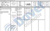MOTOR PISTON SEGMAN 79.50MM 0.50 RENAULT MEGANE SCENIC R19 CLIO 1.6I K7M 3 / 4 SILINDIR