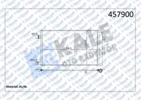 KLIMA RADYATORU RENAULT MEGANE IV 1.5 BLUEDCI EURO VI KURUTUCU ILE BRAZING 596×3X370X2X12 (OE URUNDUR)