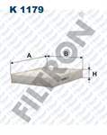 POLEN FILTRESI ESKI KOD: FILTRON K1179-2X C3 III-DS3-C3 PICASSO-P208-P207 06-> OTOMATIK KLIMA