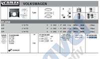 PISTON+SEGMAN 0.50 (81.00MM) LT35 VOLT AVR 2.5TDI 074107065R  ####