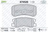 ARKA FREN BALATASI PEUGEOT 4007 07>/4008 12>/CITROEN C4 AIR CROSS 1.6HDI 12>/MITSUBISHI PAJERO II 00>/ASX 10>/OUTLANDER II 07>12/GRANDIS 03>/LANCER EVOLUTION 2.0 09>
