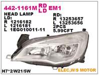 FAR SOL OPEL ASTRA J KROM 10-12