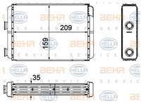 KALORIFER RADYATORU (FIAT DOBLO 1.2 1.3 JTD 1.6 1.9 JTD IDEA PUNTO 01-)