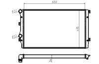 SU RADYATORU (VW CADDY 04-11 GOLF 04-09 PASSAT 06-15 AUDI A3 04-08 SEAT LEON 06-13)