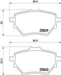 FREN BALATASI ARKA OPEL GRANDLAND X COMBO E PEUGEOT 5008 RIFTER 308 II 3008 508 II CITROEN BERLİNGO C4 PICASSO C5 III C5 AIRCROSS