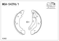 KAMPANA BALATA +1mm ( FORD  TRANSIT V184 03 - ) O.CEKER