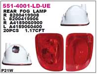GERI SIS LAMBASI SAG RENAULT KANGOO 2008-