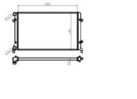 SU RADYATORU (VW CADDY 04- GOLF 04-14 AUDI A3 04-13 SEAT LEON 06-13)