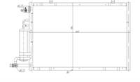 KLIMA RADYATORU - (FORD FIESTA VI 1.4 TDCI B-MAX 12-  567×381x16)