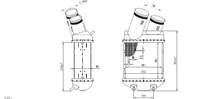 TURBO RADYATORU (INTERCOOLER)  BRAZING RENAULT  MEGANE I  1.9 96-03