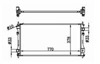 SU RADYATORU  BRAZING  KLIMALI (FORD TRANSIT V184 2.4D 01-06 )