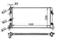 SU RADYATORU MEKANIK (VW POLO 10-20 AUDI A1 11-14 SEAT IBIZA 09-17 SKODA FABIA 11-15)