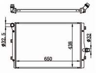 SU RADYATORU BRAZING (VW CADDY 11- GOLF 04-14 PASSAT 05-14 AUDI A3 03-12 SEAT LEON 06-13)