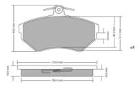 ON FREN BALATASI WVA20168 VW AUDI SEAT SKODA