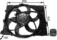 FAN MOTORU ( BMW E84-E87-E90 / N43-N46-N52-N53 )