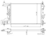 SU RADYATORU OPEL ASTRA J CHEVROLET CRUZE A16XER 1.6 BENZINLI MANUEL