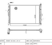 SU RADYATORU  OPEL ASTRA L 1.2 ZAFIRA LIFE COMBO E GRANLAND X CROSSLAND X 1.5 D VIVARO C 2.0 FIAT DOBLO 1.5 23- PEUGEOT  3008 CITROEN C4 PICASSO 2012