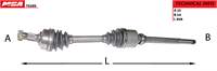 AKS SAG ABSSIZ ( PEUGEOT   PARTNER CITROEN   BERLINGO 1.9 XUD9  (DW8 2.0HDI SIZIN ABSSİZİ )