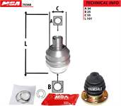 AKS KAFASI IC SAG ( OPEL VECTRA A 95 2.0 ) 34×25X35