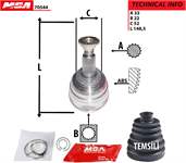 AKS KAFA DIS-(CHEVROLET LACETTI 04/10 1.4-1.6 ) (33x22x52)