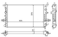 SU RADYATORU MEKANIK OPEL ASTRA G ZAFIRA A MT X14XE X16XEL Z14XE Z16XE