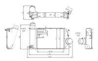 TURBO RADYATORU (INTERCOOLER) NISSAN QASHQAI 1.2 2013-/ RENAULT MEGANE IV 1.2 2015-/ H5F