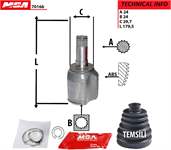 AKS KAFASI IC SOL MAFSALLI  ( FIAT   ALBEA 1.3MJTD 07/ FIORINO 1.3 MJTD 07/ DOBLO 1.3MJT- 1.9 JTD 01-10 )