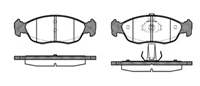 ON FREN DISK BALATA WVA 21430 21431 21827 ( PEUGEOT 106 306 CITROEN SAXO XSARA 1.6 16V YM FISSIZ )