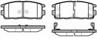 BALATA FREN ARKA - (CHEVROLET  CAPTIVA 07/12 / OPEL  ANTARA 07/12 / HYUNDAI  TERRACAN 02- )